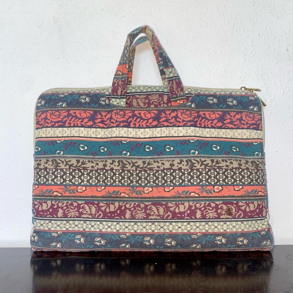 Multicolor Kinmac Boho Laptop Bag - Picture 3 of 8